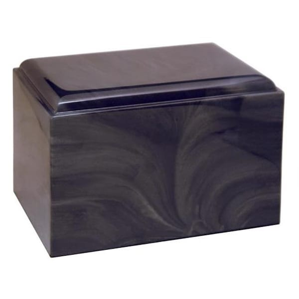 Medm Taylor Urns 440SM Cultured Marble Cremation Stratus Adult Urn; Smoke 440SM - main